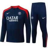 Chándal PSG 2025/26 (Blue With Red Half Zipper)